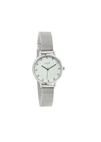 Lucardi Dames Analoog horloge zilver / offwhite Onesize