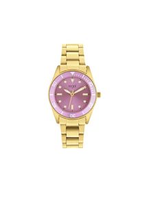 Lucardi Dames Analoog horloge goud / rosa Onesize