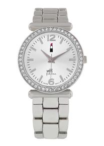 Lucardi Dames Analoog horloge zilver / wit Onesize
