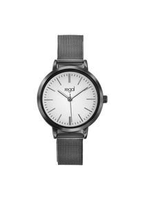 Lucardi Dames Analoog horloge donkergrijs / zwart / zilver / offwhite Onesize