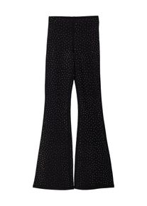 Bershka Dames Broek zwart / wit 42
