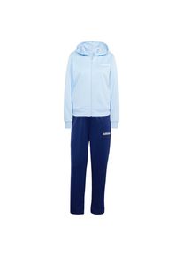 adidas Sportswear Dames Trainingspak 'Essentials' lichtblauw / donkerblauw 4XS