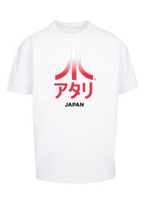 F4NT4STIC T-Shirt 'Atari Japan Retro Arcade Games' Herren feuerrot / schwarz / weiß Größe L