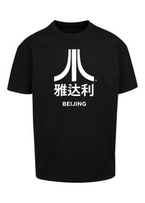 F4NT4STIC T-Shirt 'Atari Beijing White Retro Arcade Games' Herren schwarz / weiß Größe L