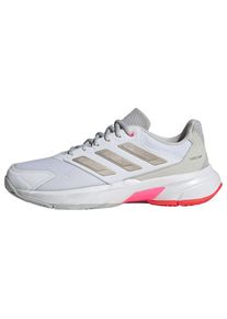 adidas Performance Športová obuv 'Courtjam Control 3' Ženy tmavobéžová / svetlosivá / biela 38,5-39