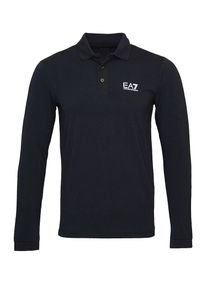 EA7 Emporio Armani Heren Shirt marine / wit XXXL