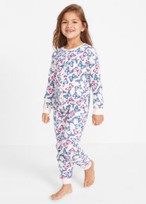 Pigiama intero con puro cotone biologico - rosa - Taglia 128 - bonprix