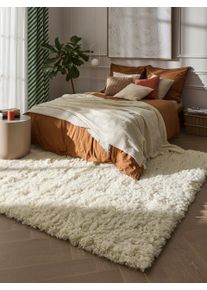 benuta Pure Wool Rug Baadal Cream 120x170 cm - Natural Wool Rugs