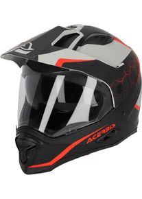 Acerbis Reactive, enduro helm , kleur: zwart/lichtgrijs/rood , maat: XS