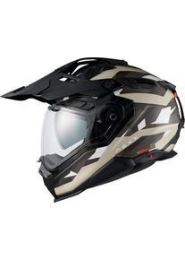 Nexx X.WED3 Trail Mania, casco enduro , colore: Opaco Beige/Grigio , dimensione: L