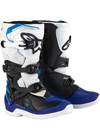 Alpinestars Tech 3S, boots youth , color: White/Black/Blue , size: 4 US