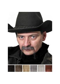 Cowboy Moustache professionnelle en poils véritables