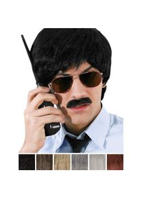 Détective Moustache professionnelle en poils véritables