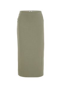WE Fashion, Damer, Nederdel, Oliven, St&oslash;rrelse XL