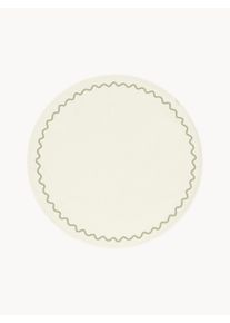 nobodinoz Tapete redondo para crianças de algodão Vibes Branco Algodão Ø 105 cm