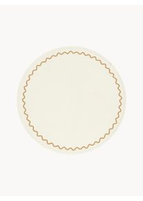 nobodinoz Tapete redondo para crianças de algodão Vibes Branco Algodão Ø 105 cm