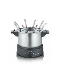 Fondue Electrique Severin FO2473 - Caquelon inox amovible - 8 personnes