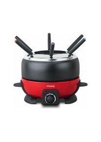 HKoenig Fondue Electrique 6 personnes - H.Koenig - ALP1800 - 800 w - Rouge / Noir