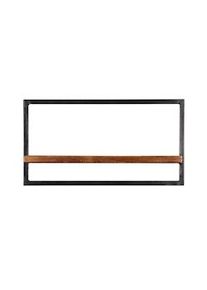SIT-MÖBEL SIT Möbel Estantería de pared de madera de mango con chatarra en natural & 1 balda|65 x P25 x H35 cm|09247-01|Serie PANAMA