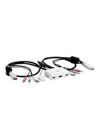 Trendnet Kabel KVM-switch, 1920 x 1080, HDMI-kontakt / 2 stk. USB-A-kontakt / 2x 3,5 mm stereokontakt - 2x HDMI-kontakt / 2x USB-A kontakt / 4x 3,5 mm