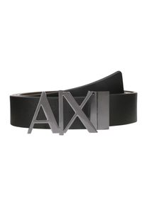 Armani Exchange Heren Riem zwart / zilver 80