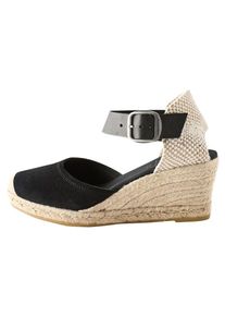 next Espadrilles Damen creme / dunkelbeige / schwarz Größe 37.5