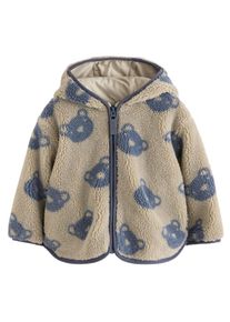 next Bluza polarowa dla chłopców kremowy / szary Rozmiar 74