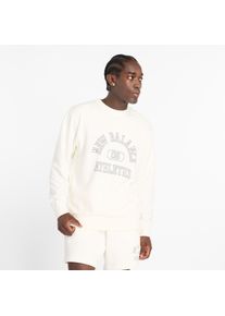 New Balance Heren Sweatshirt blauw / wit L