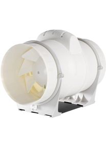 Wallair 20100296 Rohrl&uuml;fter Au&szlig;en-Zwischenl&uuml;fter Badl&uuml;fter 230V 910m&sup3;/h 20cm wei&szlig;