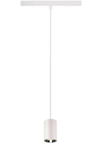 SLV NUMINOS XS 48V Pendelleuchte für Niedervolt-Schienensystem, 4000K, 8.7W, DALI dimmbar, 55°, weiß/chrom (1006812)