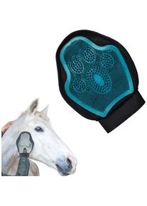 Csparkv - Gant de massage pour cheval, brosse de toilettage pour cheval, gant multifonction pour enlever les poils de cheval, gant respirant pour le