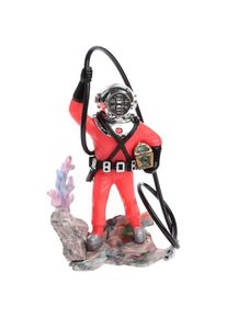 Sollbry - Plongeur Treasure Paysage Decoration Aquarium, Mini Ornements Diver sous-Marine d'air Action Accessoire Décoratif Amusant en Plastique et