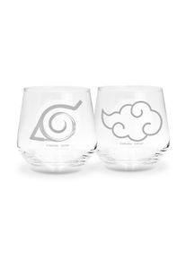 Naruto Shippuden - Konoha & Akatsuki Bicchieri Set di 2