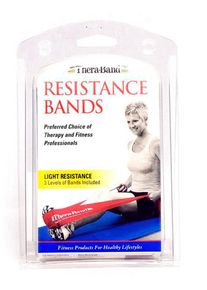 TheraBand Übungsbänder-Set, 3 x 1,50 m (leicht, mittel stark & stark)