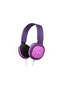 Philips - SHK2000PK/00 Langalliset On-Ear Lasten Kuulokkeet - Vaaleanpunainen/Lila