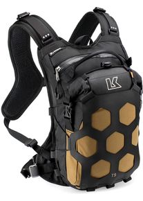 Kriega Trail 9, rugzak waterdicht , kleur: Zwart/Bruin , maat: 9 l