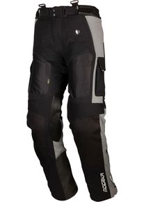 Modeka AFT Air, textile pants waterproof , color: Grey/Black , size: 3XL