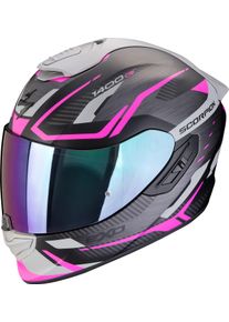 Scorpion EXO-1400 Evo Air II Accord, casque int&eacute;gral , couleur: Mat Noir/Fuchsia/Gris , taille: XS