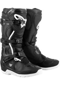 Alpinestars Tech 3 Enduro, boots waterproof , color: Black/White , size: 12 US