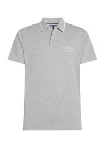 Tommy Hilfiger Poloshirt Herren grau Größe L Melange