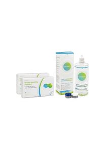 Lenjoy Monthly Comfort (12 lenses) + Solunate Multi-Purpose 400 ml with case