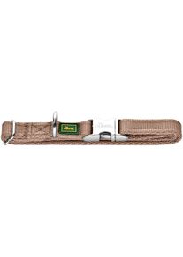 Hunter Inari Alu-Strong Hundehalsband, beige, 2cm