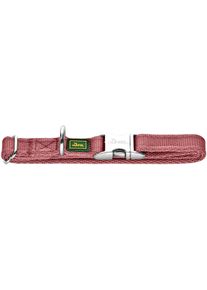 Hunter Inari Alu-Strong Hundehalsband, pastelrot, 2cm