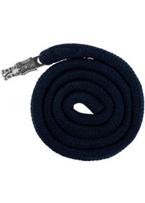 Covalliero Führstrick, Baumwolle, 2m, dunkelblau, mit Panikhaken