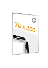 1 Snap frame, aluminium, B1, self-adhesive silver | Mitred