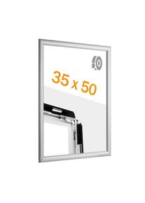 1 Snap frame, aluminium, B3, self-adhesive, silver