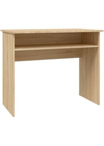 Bureau Chêne sonoma 90x50x74 cm Bois d'ingénierie vidaXL