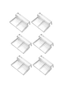 Lntyq - Support d'aquarium Acrylique,Clips pour Couvercle d'aquarium,Clair Support d'aquarium, pour réservoir de Poissons d'Aquarium,Clips de