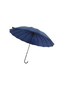 Parapluie à ouverture automatique avec poignée en cuir, grand cadre droit coupe-vent solide pour les activités de plein air, le camping, les voyages