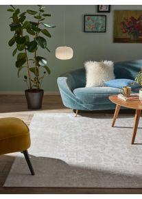 benuta Nest Tapis Vintage lavable Miray Taupe 120x170 cm - Tapis poil ras / effet us&eacute;